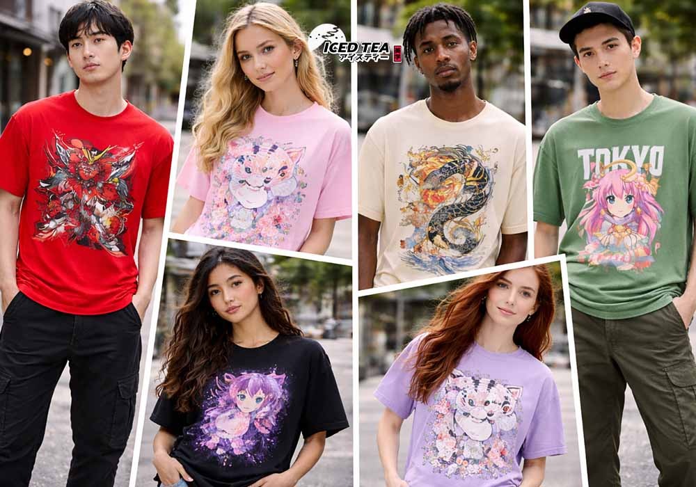 Anime streetwear by Iced Tea Aesthetics - Comfort Meets Creativity in Every Stitch