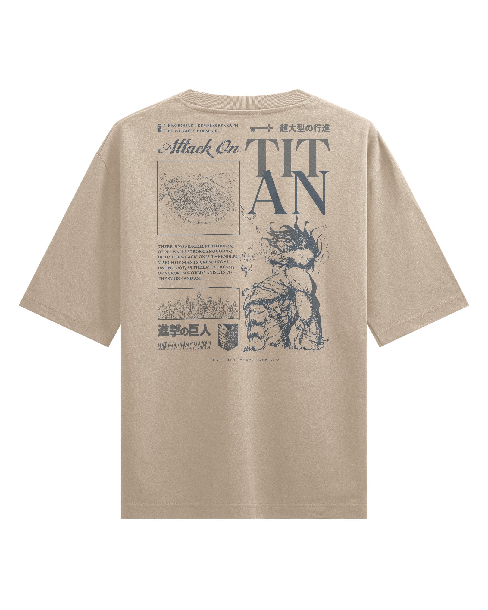 2000 Years - Oversized Heavy Tee