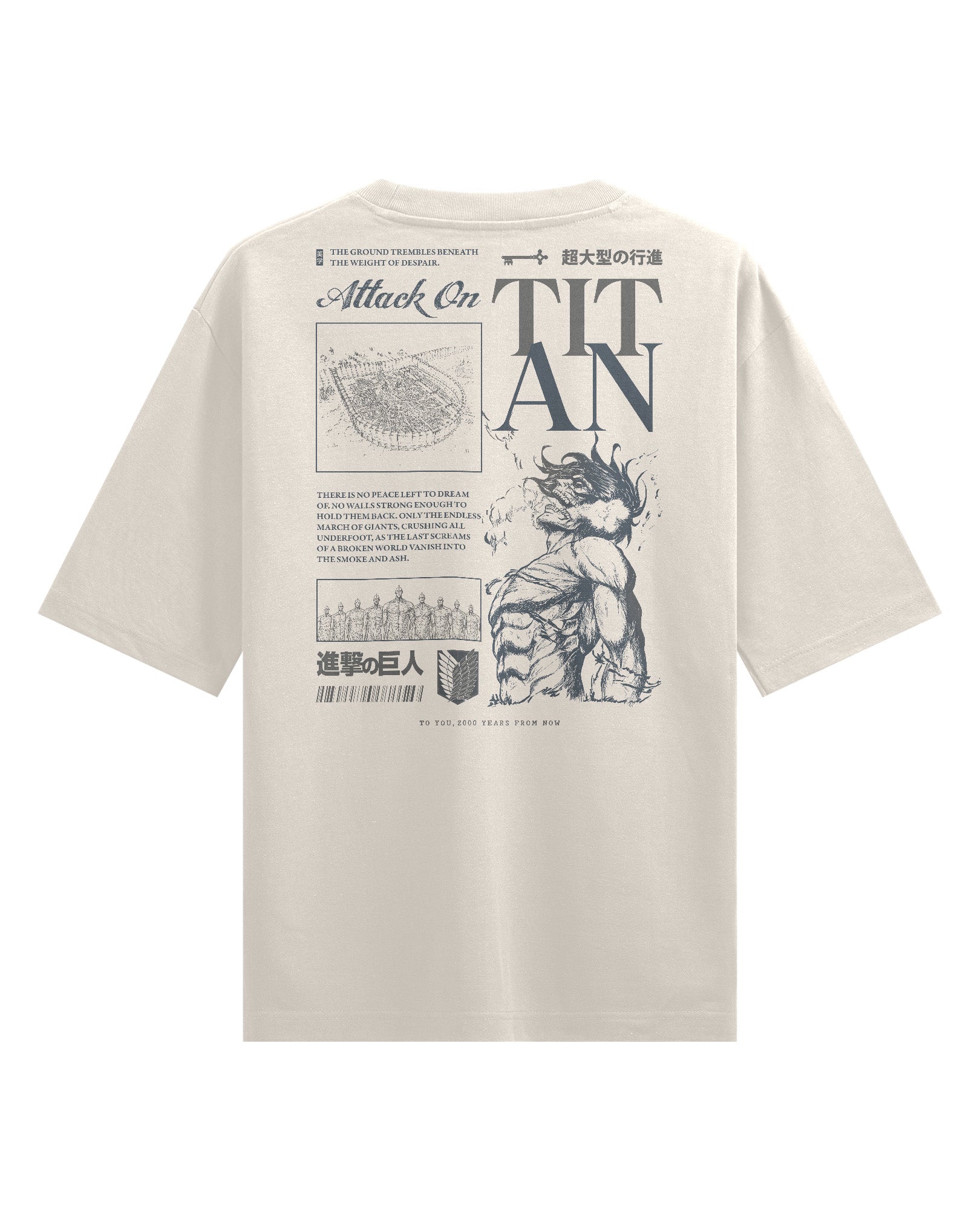 2000 Years - Oversized Heavy Tee