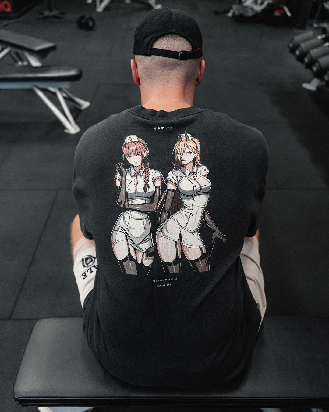 Makima + Power (Re:2) - Oversized Heavy Tee