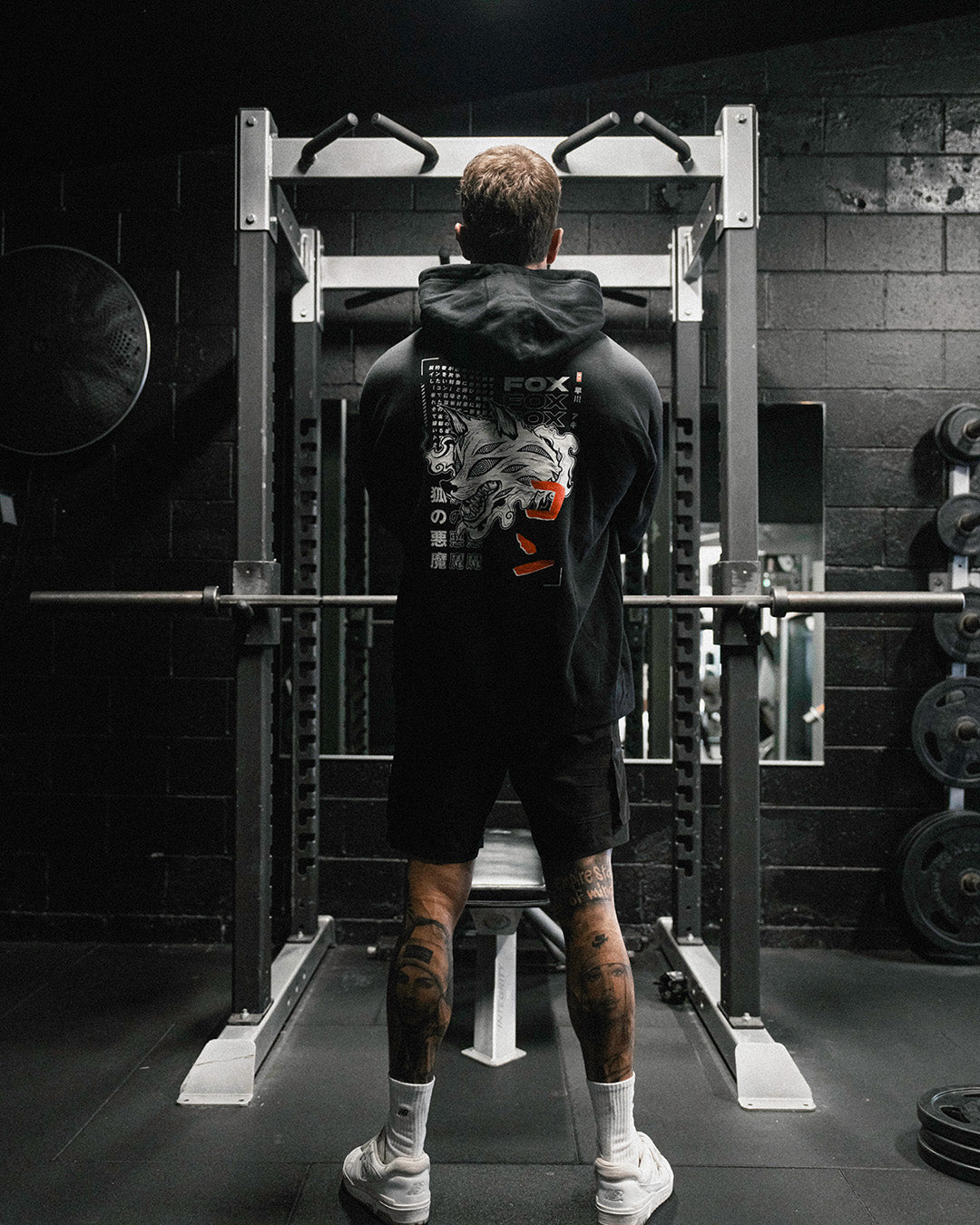 FOX DEVIL - Embroidery Hoodie