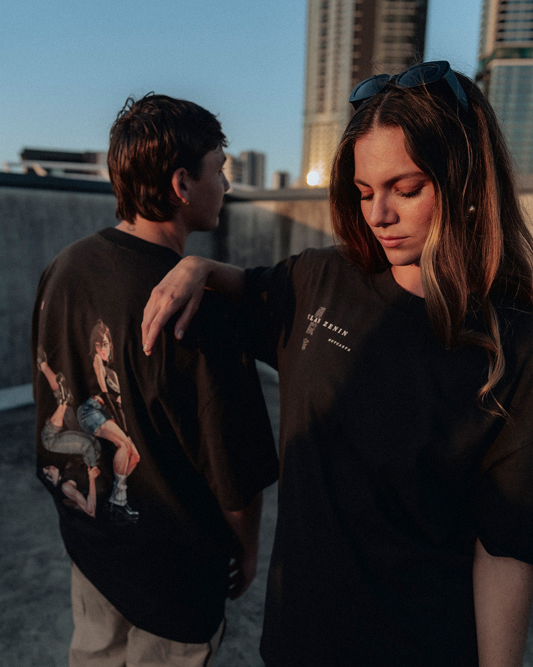 Clan Zenin (OUTCASTS) - Oversized Heavy Tee