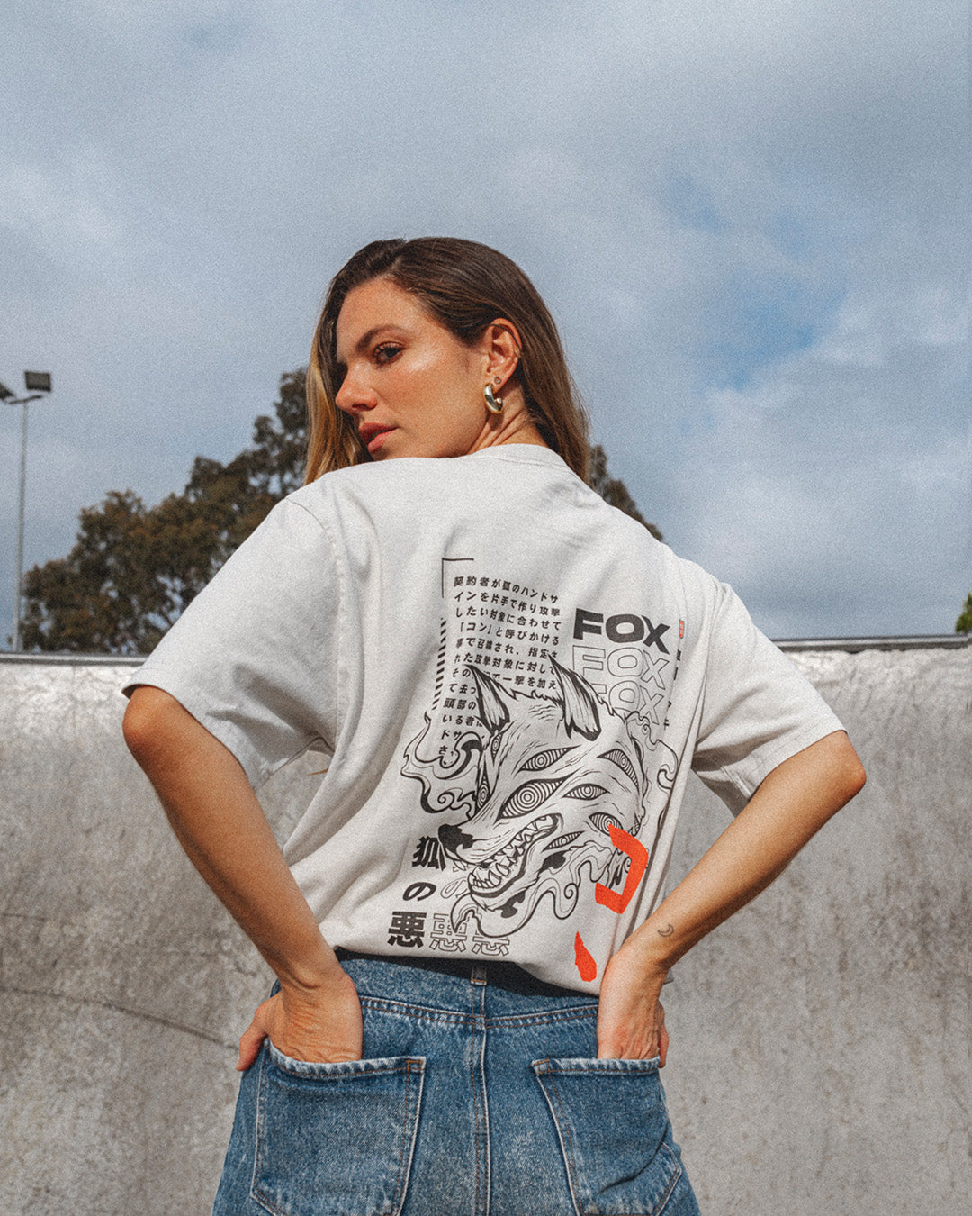 FOX DEVIL - Oversized Heavy Tee
