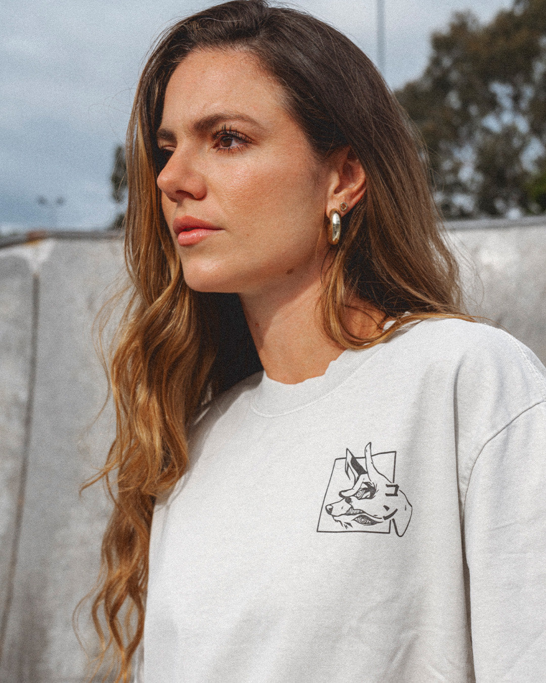 FOX DEVIL - Oversized Heavy Tee