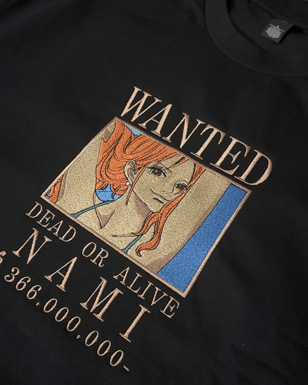 [PREMIUM] Nami WANTED - Embroidery T-Shirt