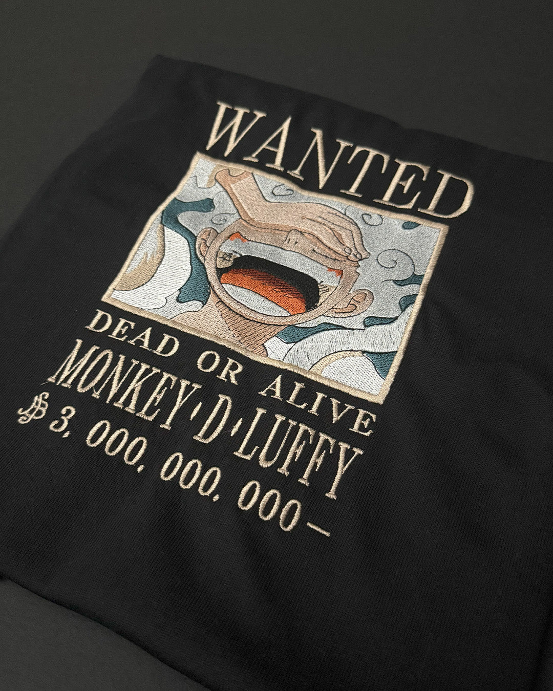 [PREMIUM] Luffy WANTED - Embroidery T-Shirt