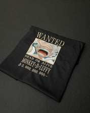[PREMIUM] Luffy WANTED - Embroidery T-Shirt