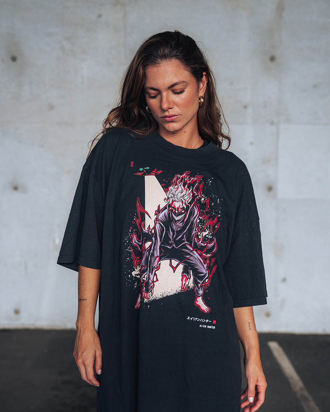 UFO HUNTER - Oversized Heavy Tee