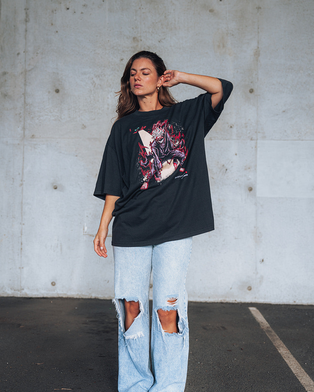 UFO HUNTER - Oversized Heavy Tee