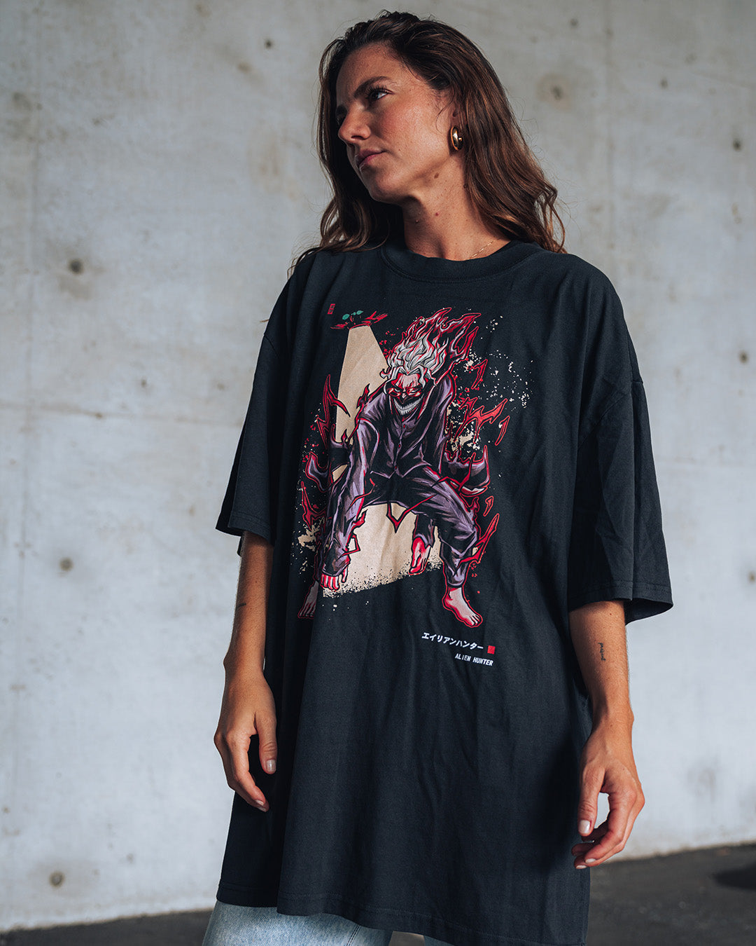 UFO HUNTER - Oversized Heavy Tee