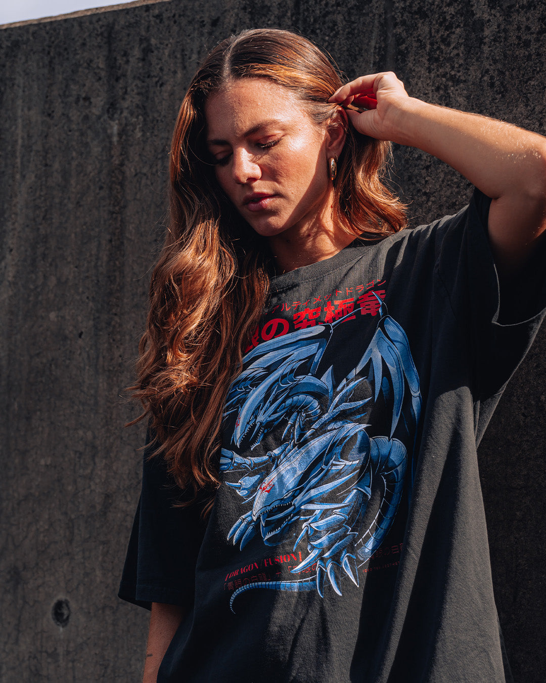 BLUE EYES ULTIMATE - Oversized Heavy Tee