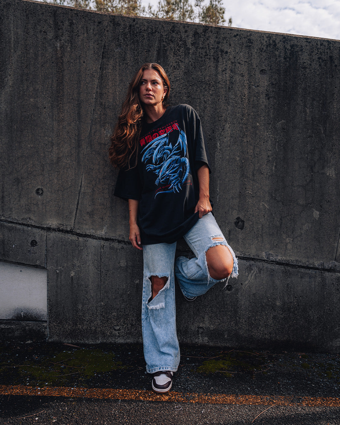 BLUE EYES ULTIMATE - Oversized Heavy Tee