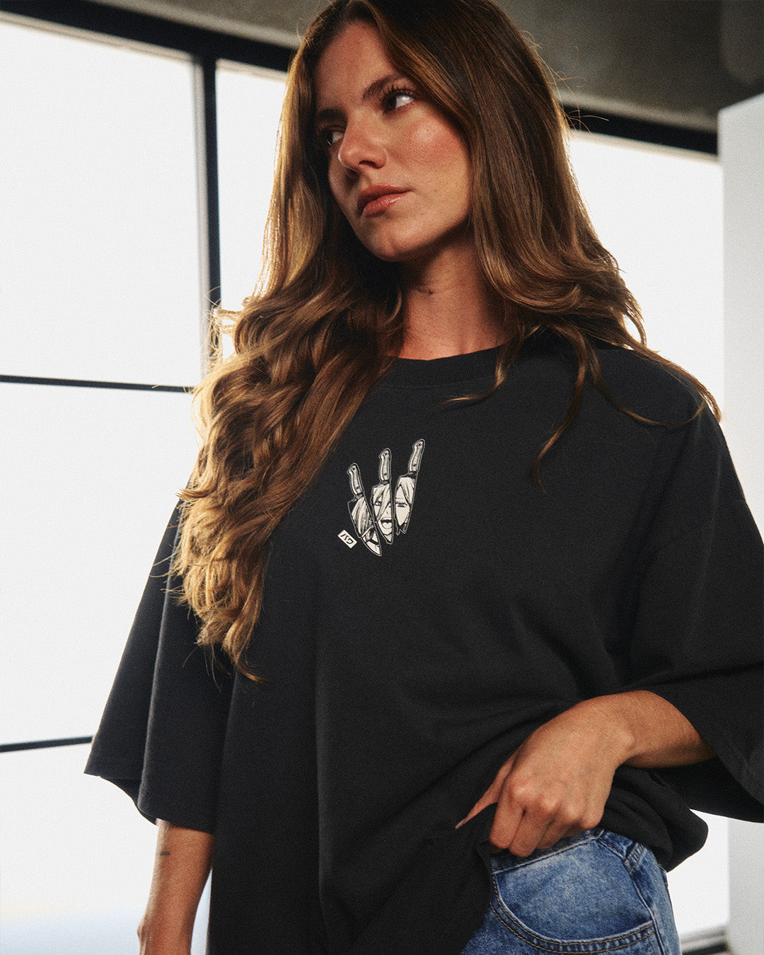 Power (BLOOD DEVIL) - Oversized Heavy Tee