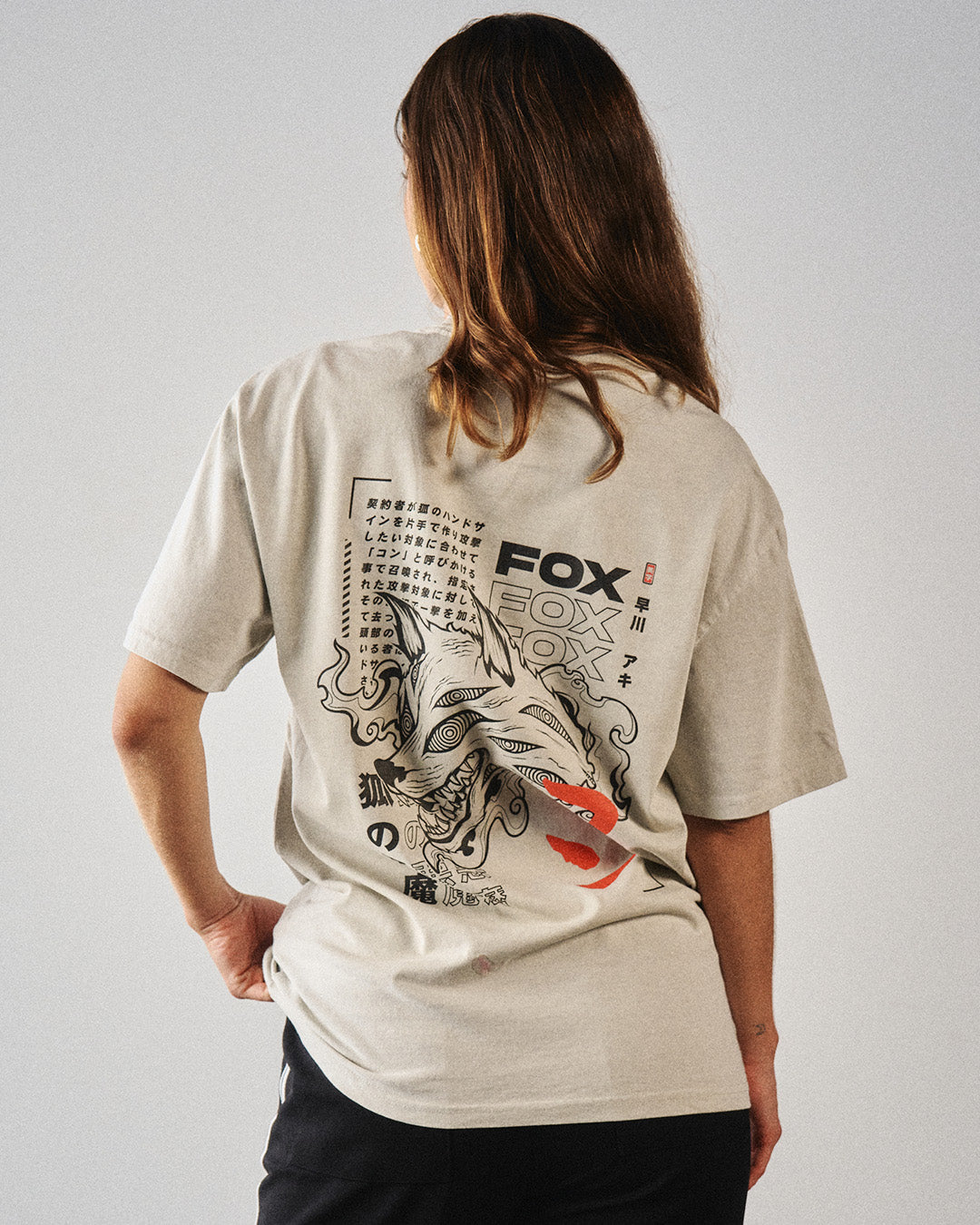 FOX DEVIL - Oversized Heavy Tee