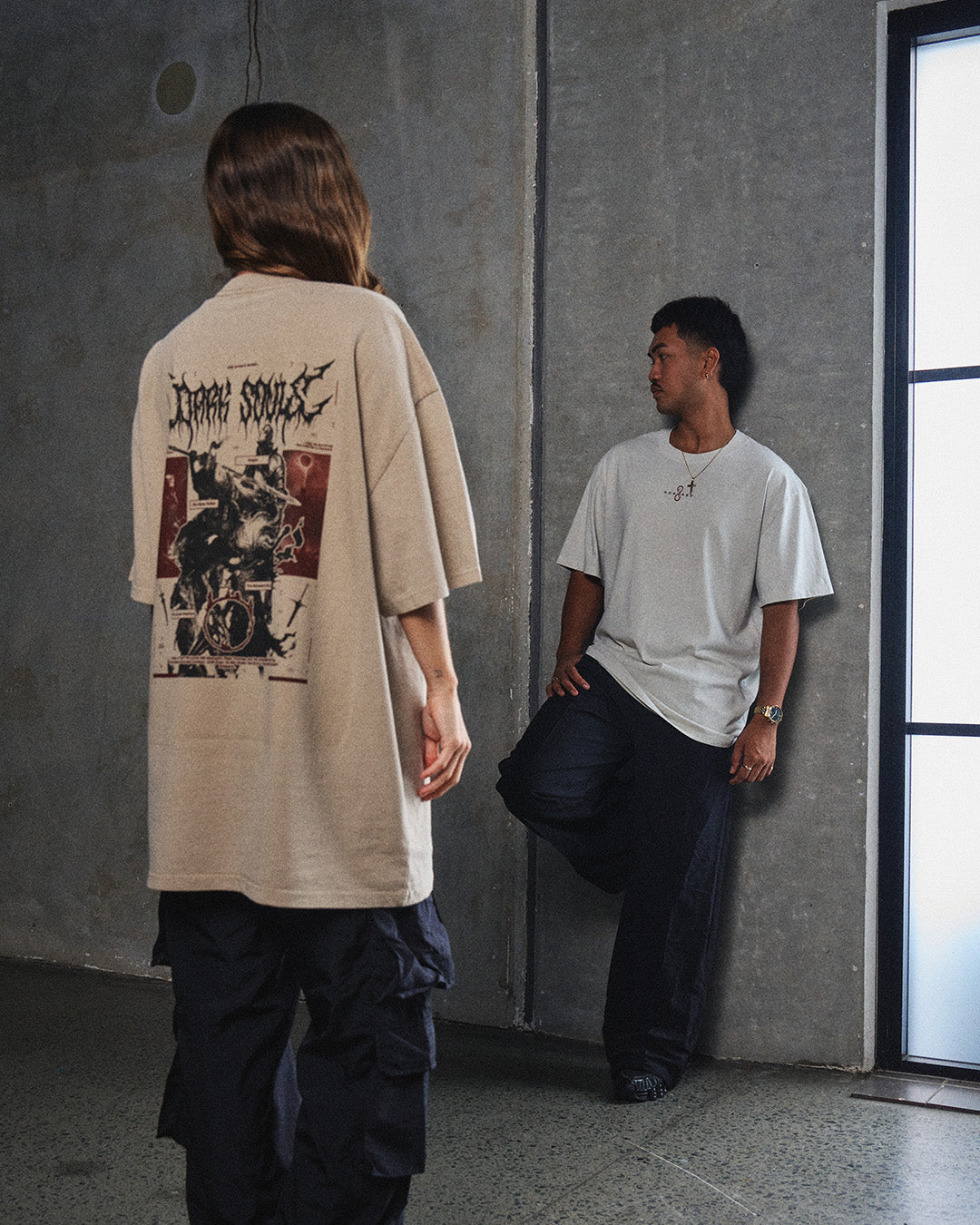 Dark Souls (EMBERS) - Oversized Heavy Tee