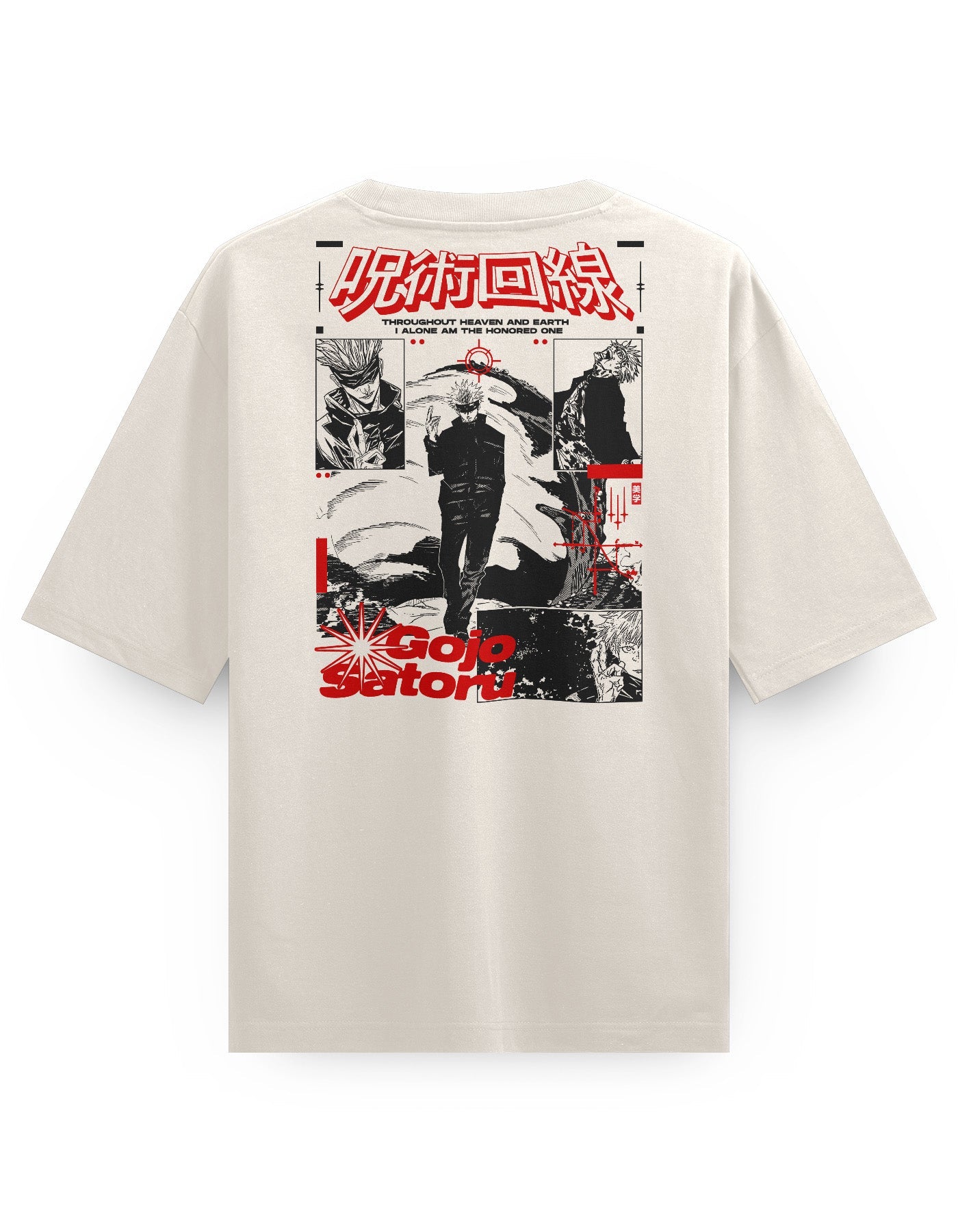 SATORU GOJO - Oversized Heavy Tee