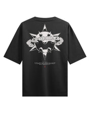 Stone Flail - Oversized Heavy Tee-Faded Black-S-Iced Tea Aesthetics