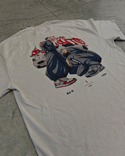 Gojo Geto (TUNERS) - Oversized Heavy tee-Faded Black-S-Iced Tea Aesthetics