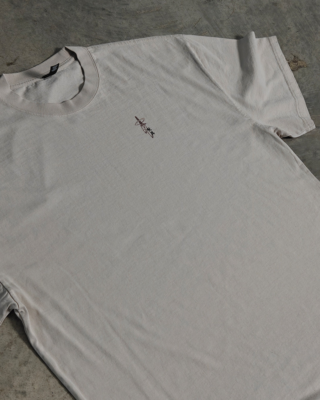 SPEAR OF HEAVEN - Oversized Heavy Tee-Faded Black-S-Iced Tea Aesthetics