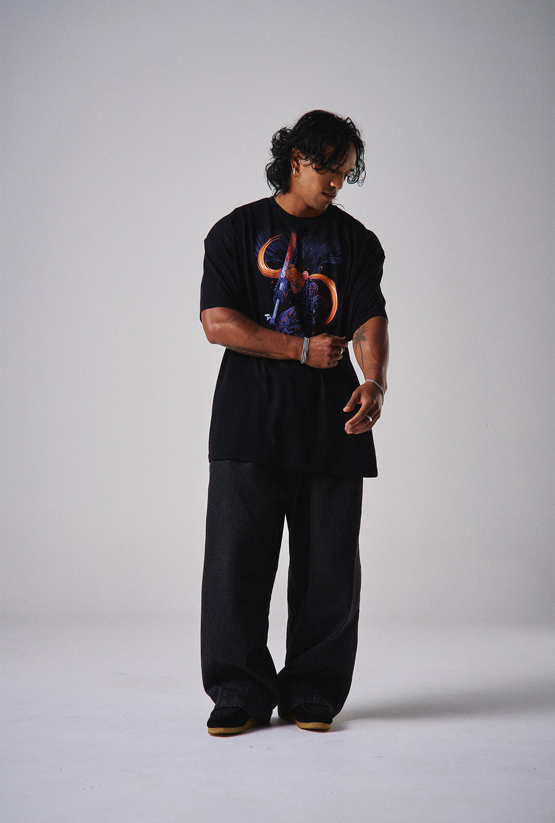 Black Swordsmoon - Oversized Heavy Tee