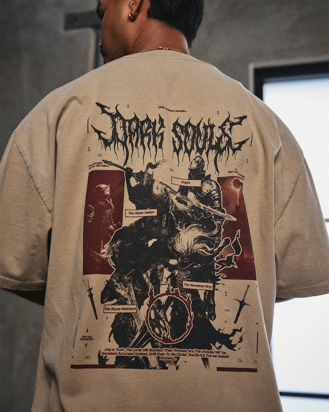 Dark Souls (EMBERS) - Oversized Heavy Tee