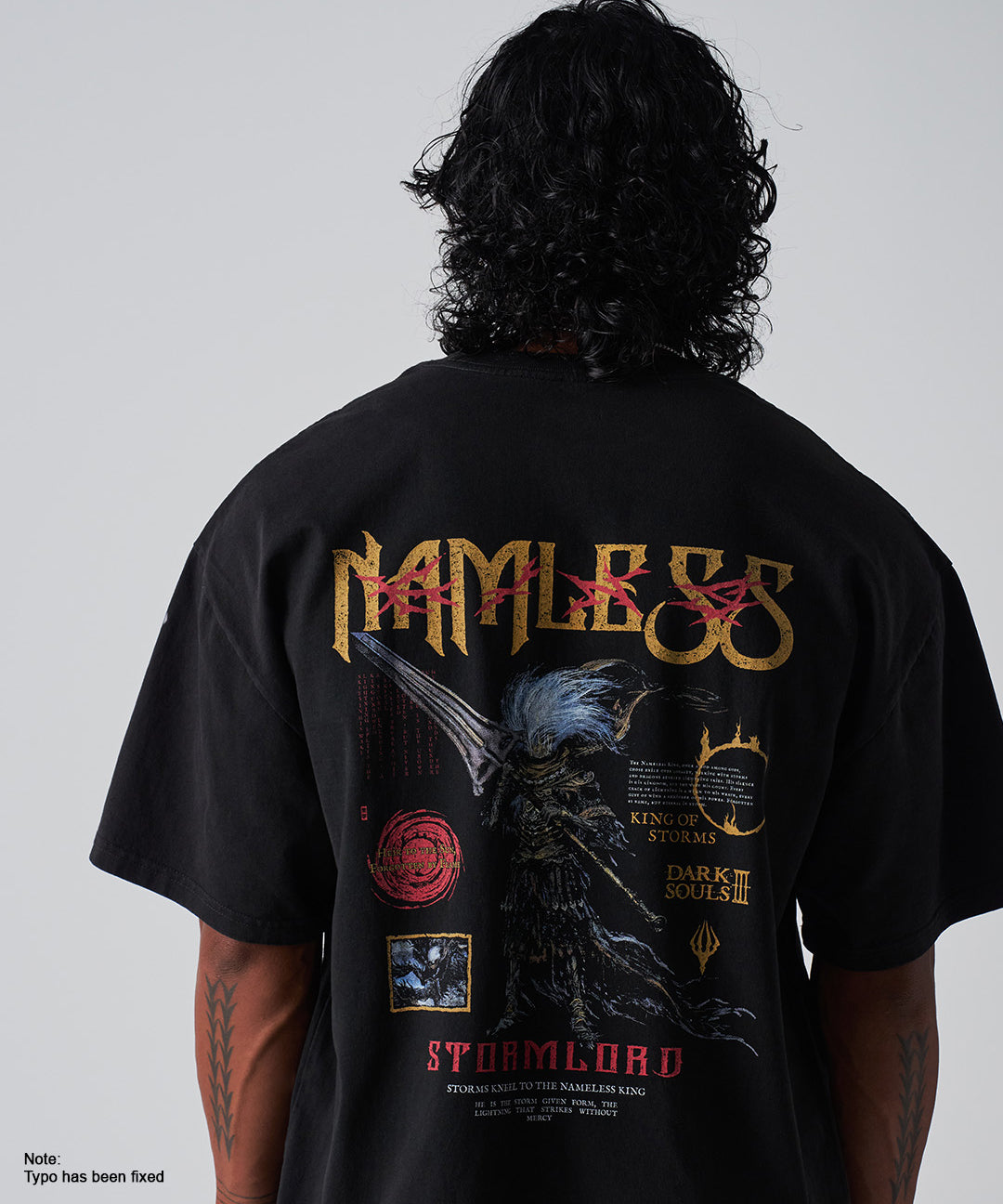 NAMELESS KING - Oversized Heavy Tee-S-Iced Tea Aesthetics