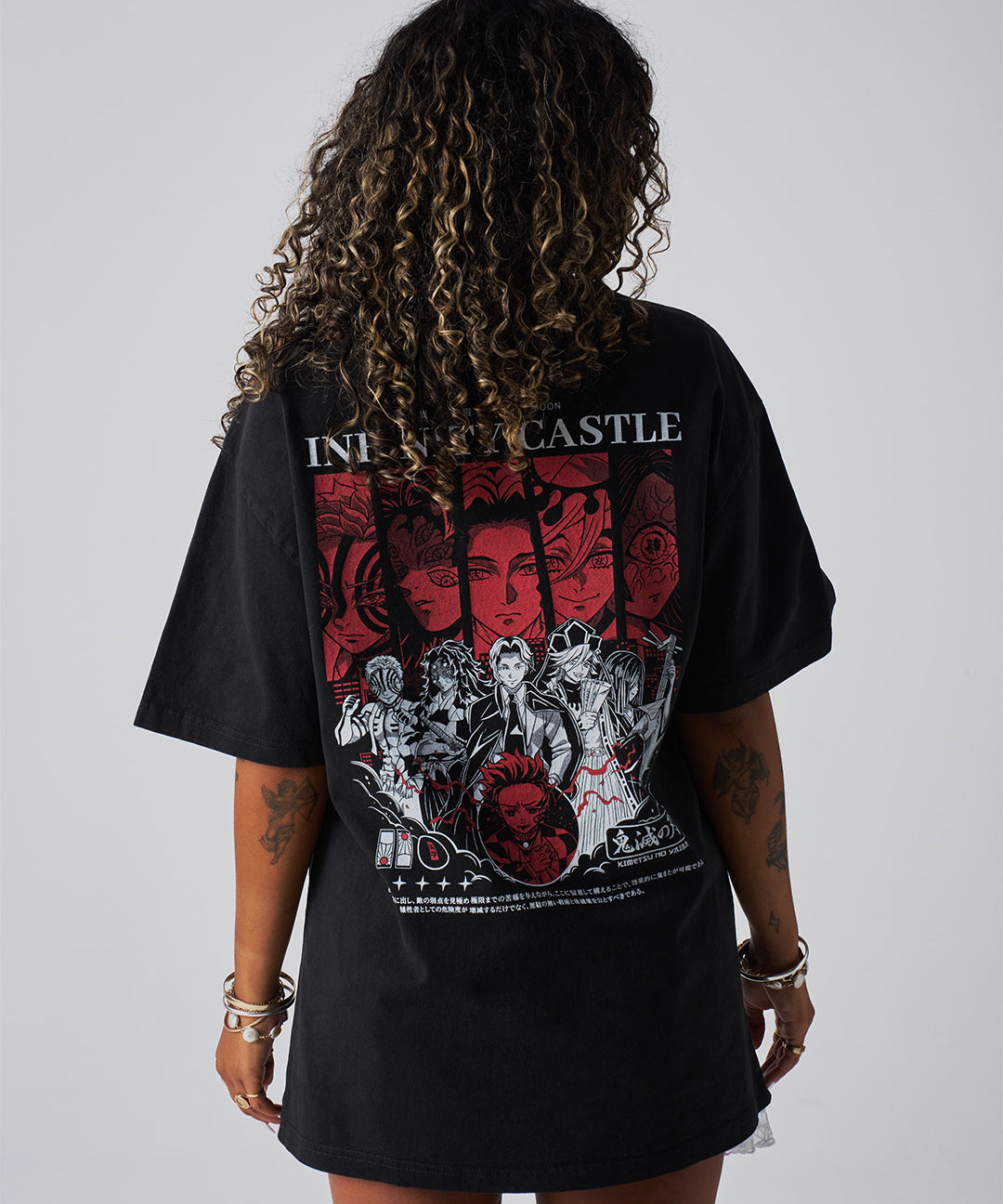 INFINITY CASTLE (UPPER MOON) - Oversized Heavy Tee-S-Iced Tea Aesthetics