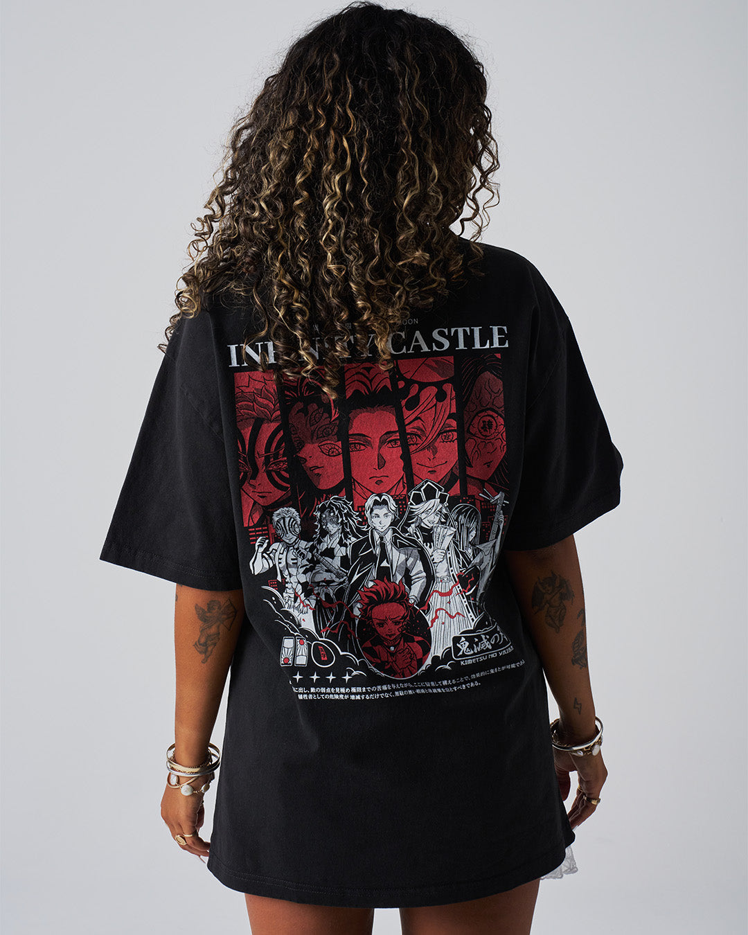 INFINITY CASTLE (UPPER MOON) - Oversized Heavy Tee-S-Iced Tea Aesthetics