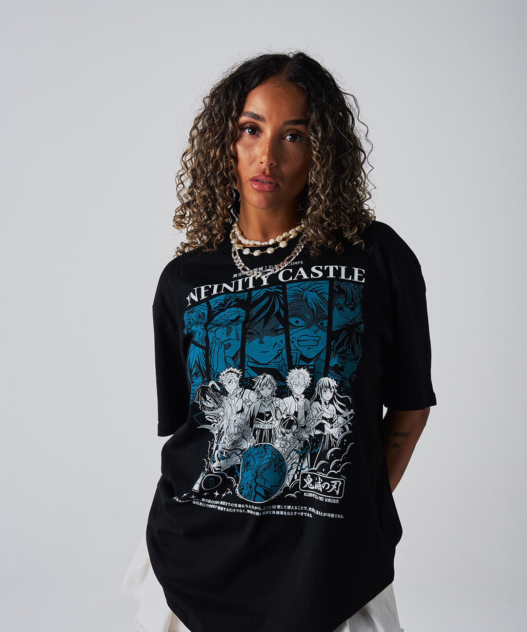 INFINITY CASTLE (SLAYER CORPS) - T-Shirt-S-Iced Tea Aesthetics