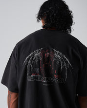 SHINIGAMI - Oversized Heavy Tee-Faded Black-S-Iced Tea Aesthetics