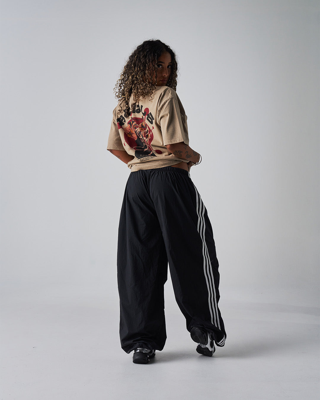 Sound Hashira - Oversized Heavy Tee-Faded Black-S-Iced Tea Aesthetics