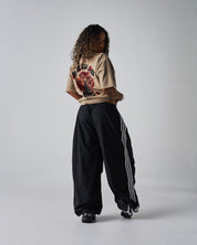 Sound Hashira - Oversized Heavy Tee-Faded Black-S-Iced Tea Aesthetics