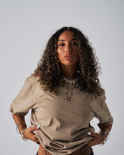 Sound Hashira - Oversized Heavy Tee-Faded Black-S-Iced Tea Aesthetics