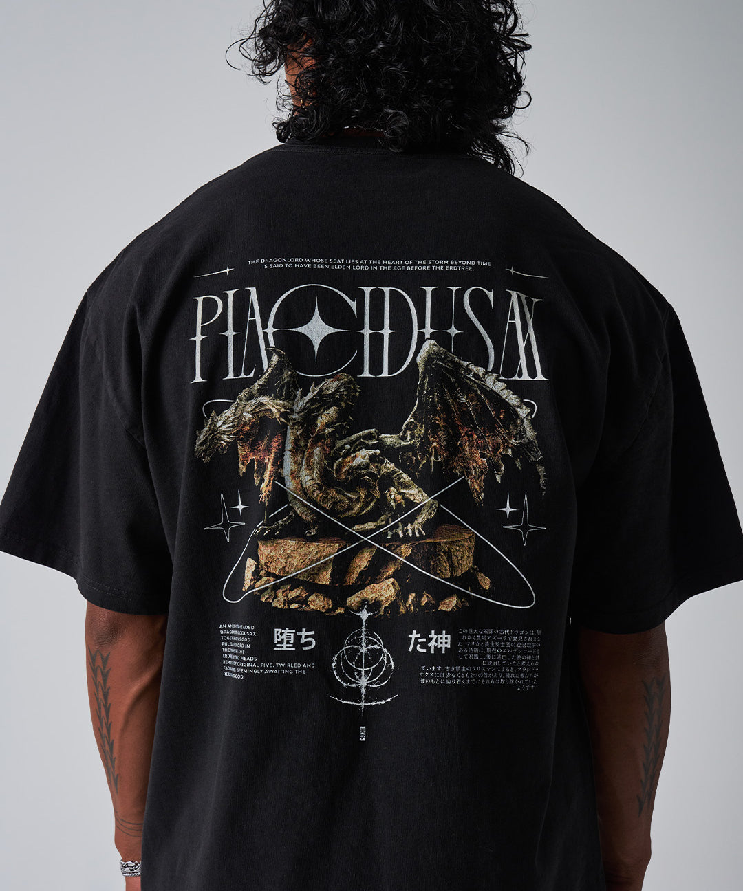 PLACIDUSAX - Oversized Heavy Tee-S-Iced Tea Aesthetics