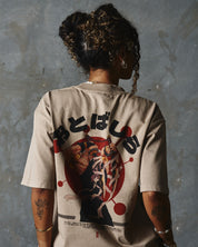 Sound Hashira - Oversized Heavy Tee-Faded Black-S-Iced Tea Aesthetics