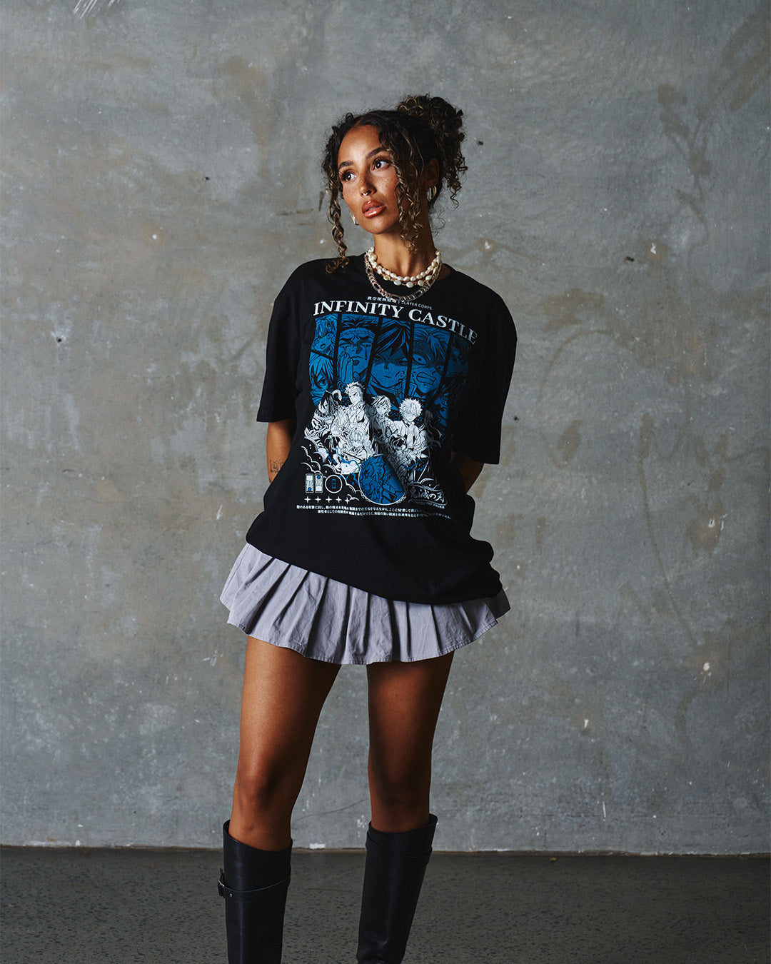 INFINITY CASTLE (SLAYER CORPS) - T-Shirt-S-Iced Tea Aesthetics