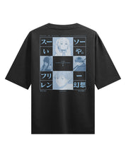 Journey of Yesterday and Tomorrow - Oversized Heavy Tee-Faded Black-S-Iced Tea Aesthetics