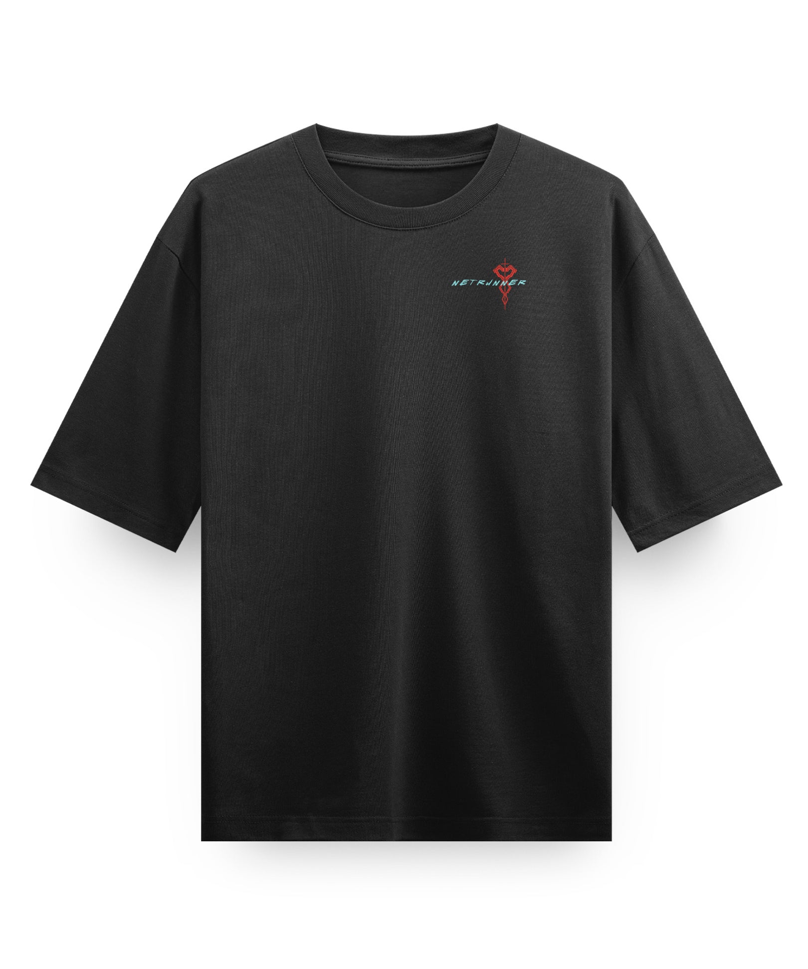 Netrunner - Oversized Heavy Tee-S-Iced Tea Aesthetics