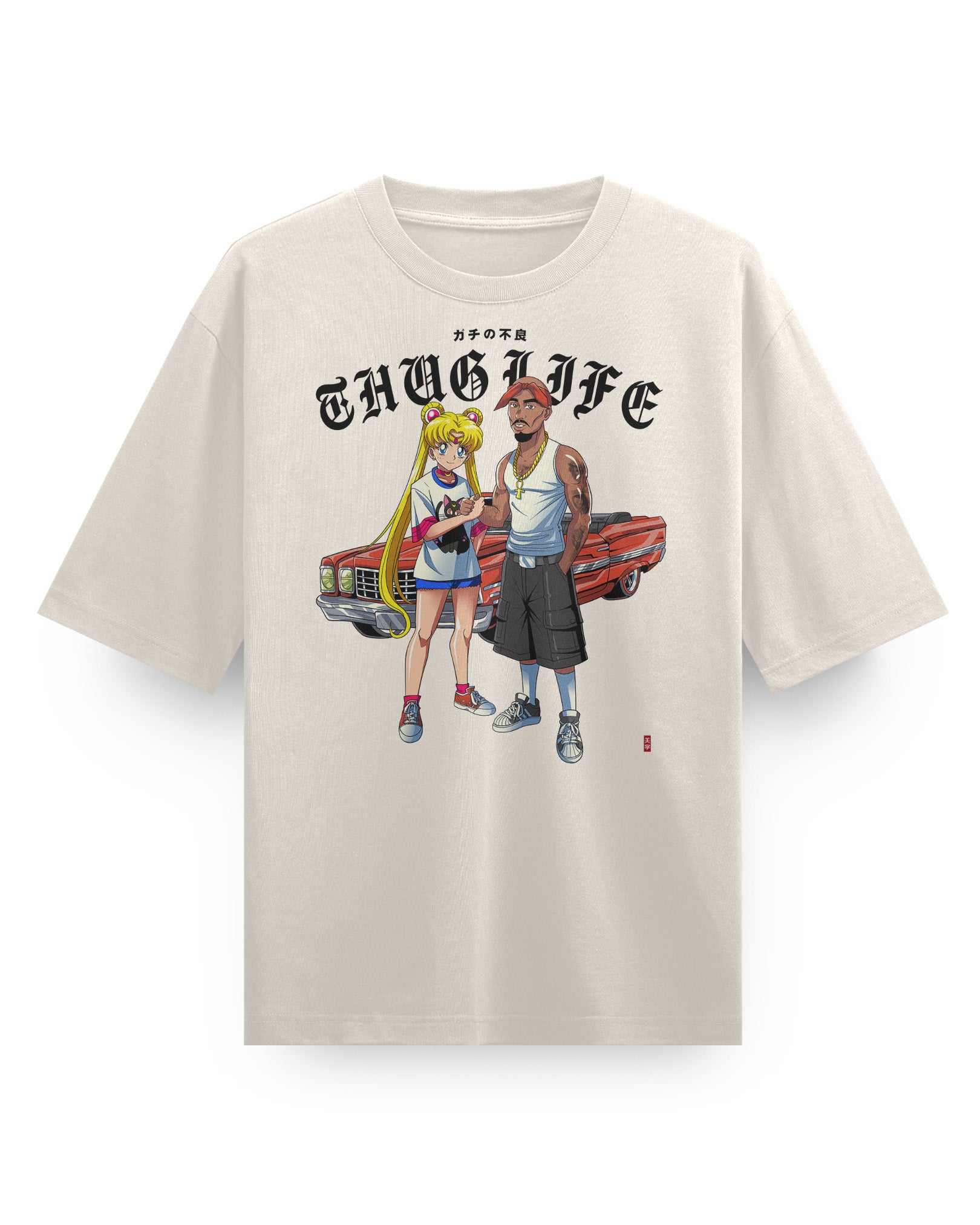[LIMITED] THUG LIFE (Sailor X Pac) - Oversized Heavy Tee