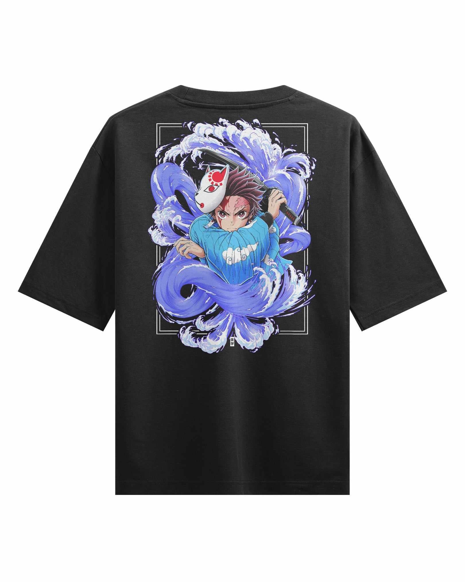 Water Breathing - Oversized Heavy tee-Faded Black-S-Iced Tea Aesthetics