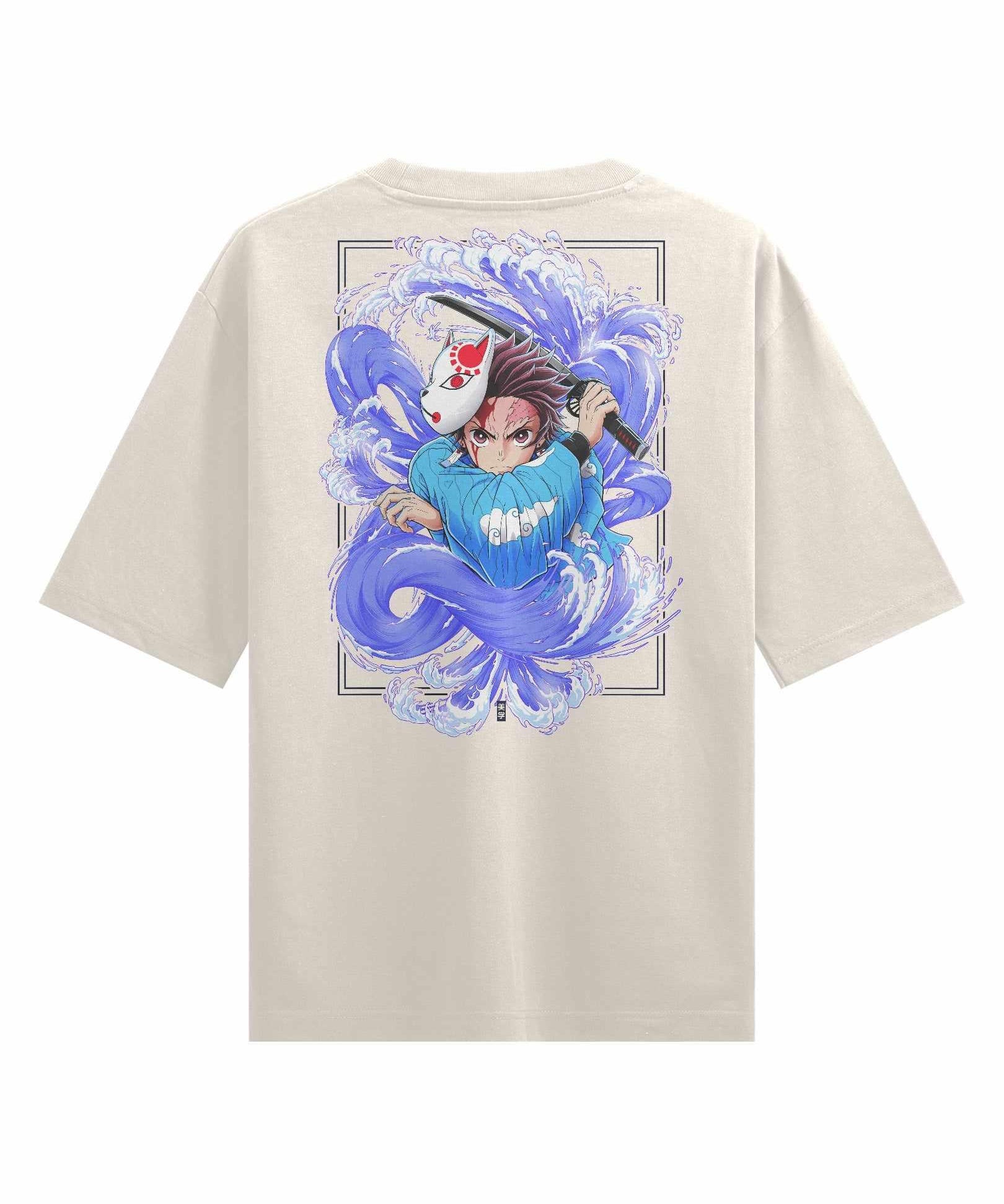 Water Breathing - Oversized Heavy tee-Faded Black-S-Iced Tea Aesthetics