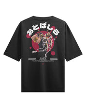 Sound Hashira - Oversized Heavy Tee-Faded Black-S-Iced Tea Aesthetics