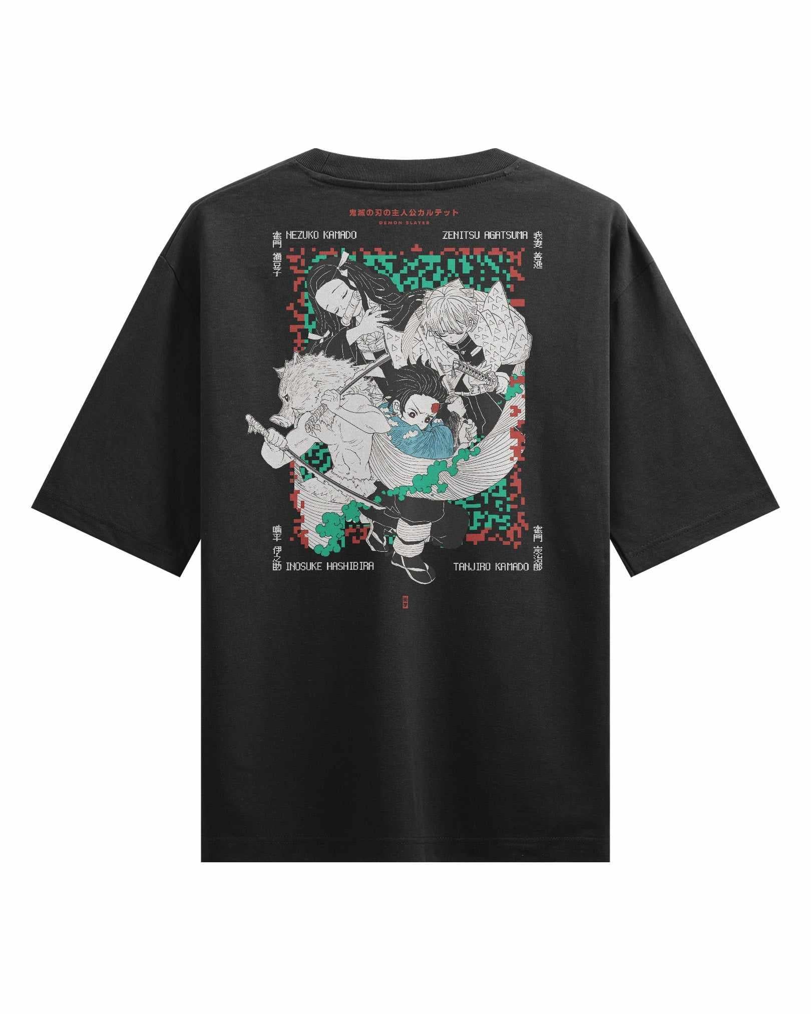 The Four - Oversized Heavy Tee-Faded Black-S-Iced Tea Aesthetics