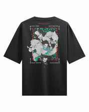 The Four - Oversized Heavy Tee-Faded Black-S-Iced Tea Aesthetics