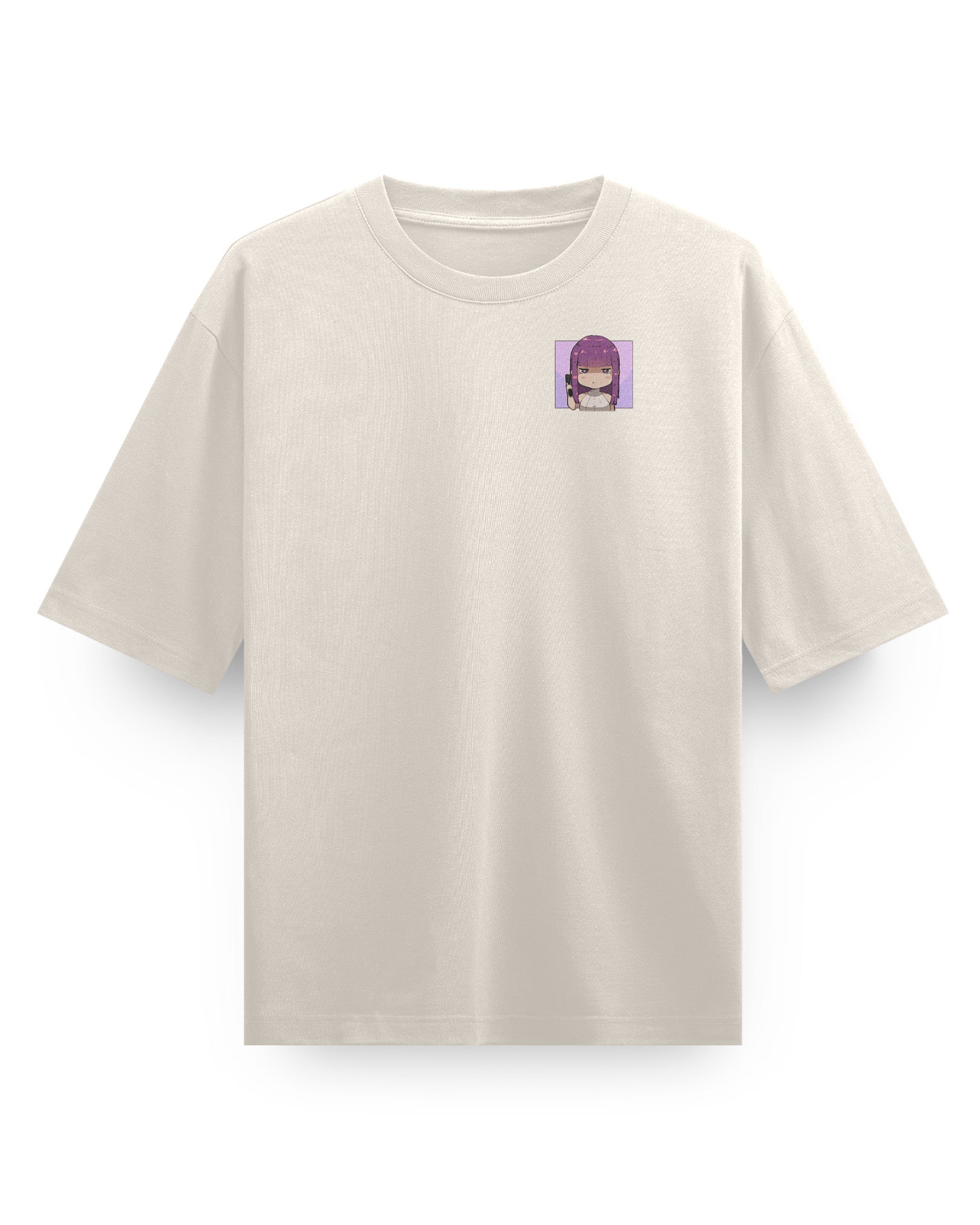 Agent Fern - Oversized Heavy Tee-Faded Black-S-Iced Tea Aesthetics