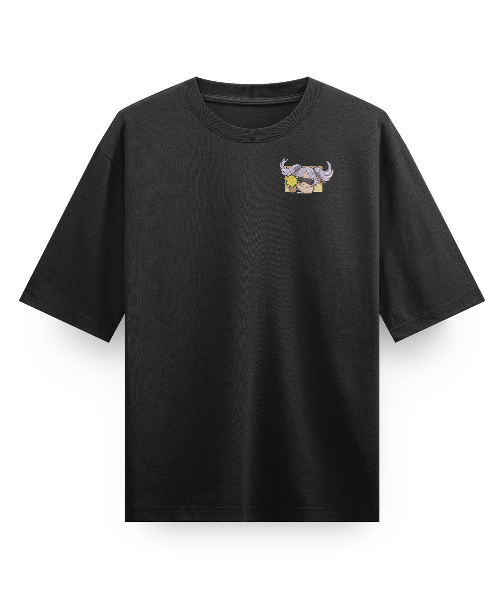 Agent Frieren - Oversized Heavy Tee-Faded Black-S-Iced Tea Aesthetics