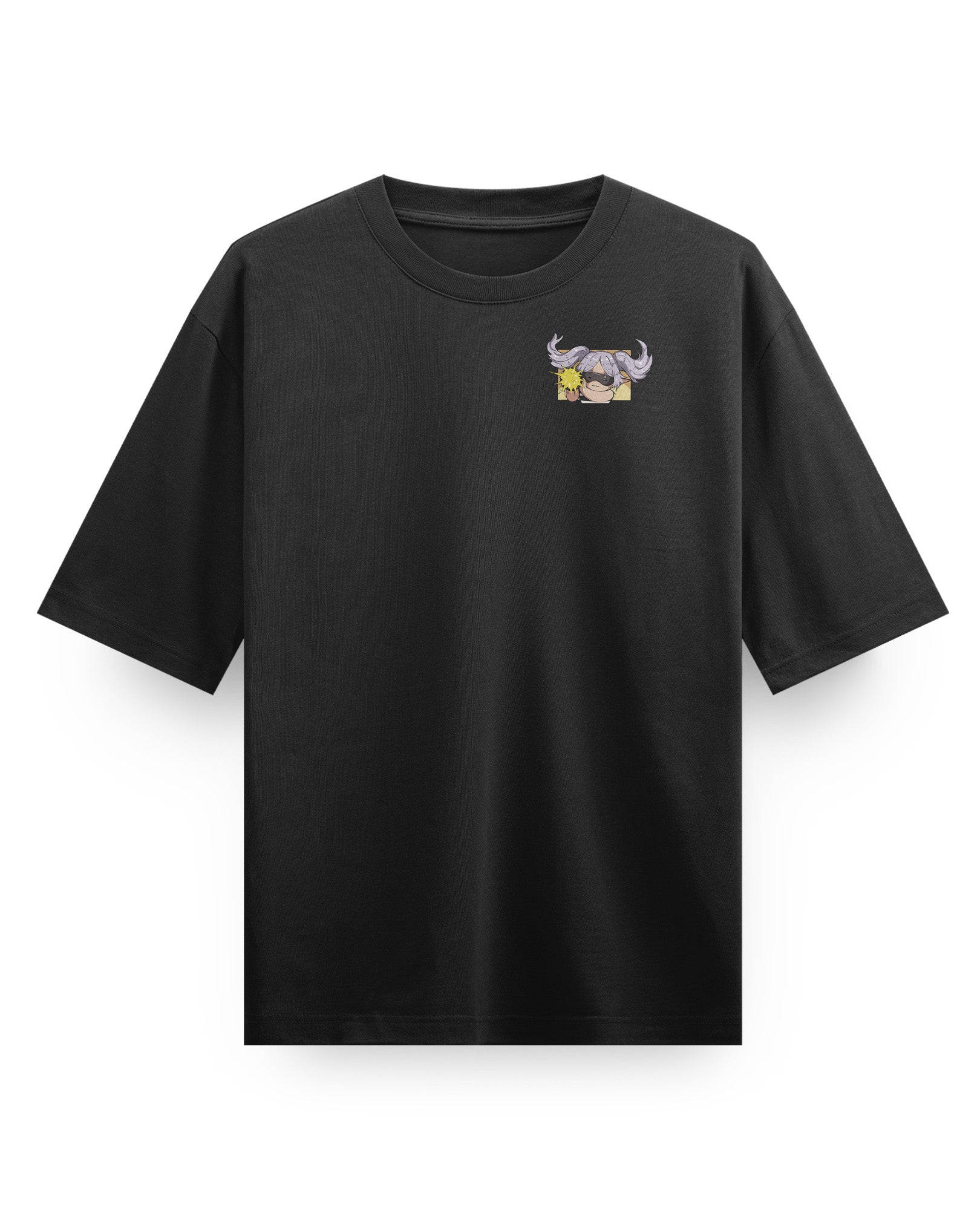 Agent Frieren - Oversized Heavy Tee-Faded Black-S-Iced Tea Aesthetics