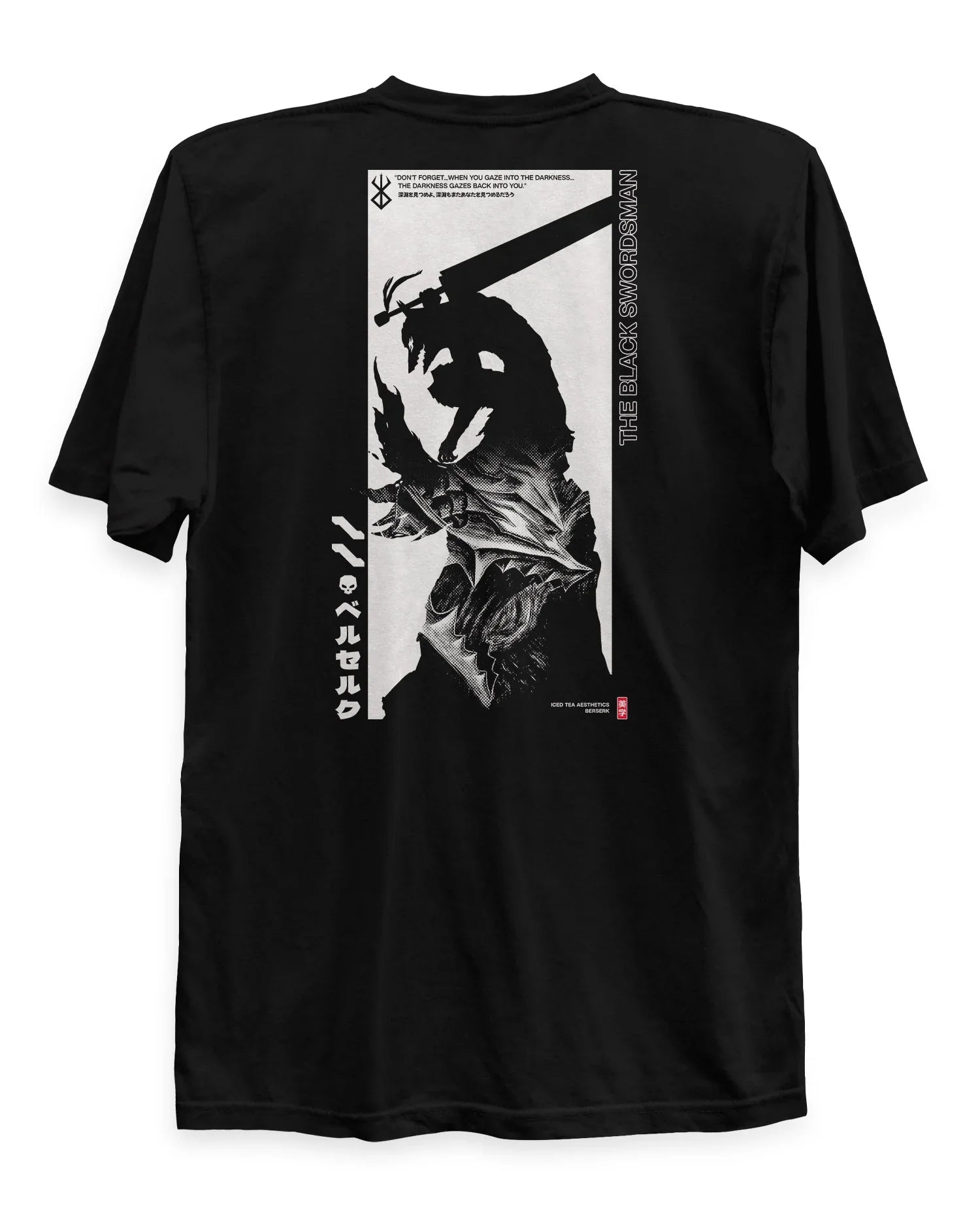 BLACK SWORDSMAN - T-Shirt Back Print