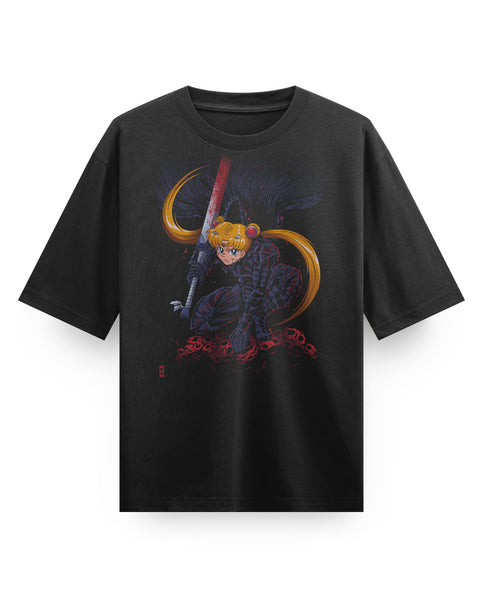 ★MAINBOOTH★Adventure Oversized T-shirt(BLACK)★正規品/人気 Black Swordsmoon - Oversized Heavy Tee