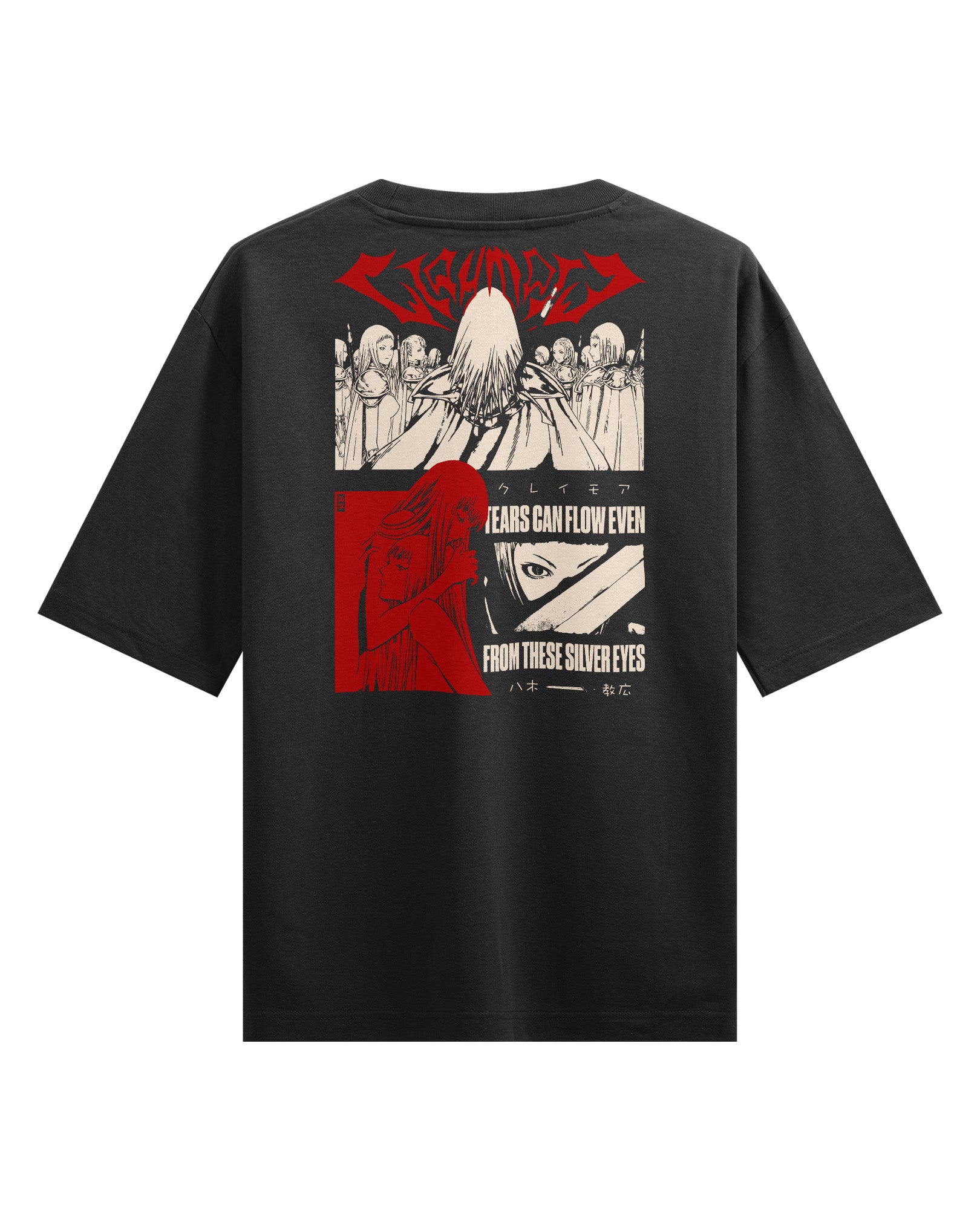 CLAYMORE (TEARS) - Oversized Heavy Tee-S-Iced Tea Aesthetics